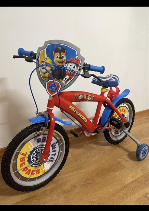 Vând bicicletă cu Patrula cățelușilor