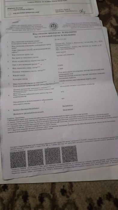 Продам участок  Город Алатау