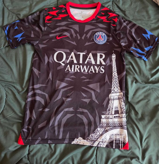 Футболна тениска PSG Paris Eiffel Tower Kvaratskhelia | Размер S | KATO НОВА
