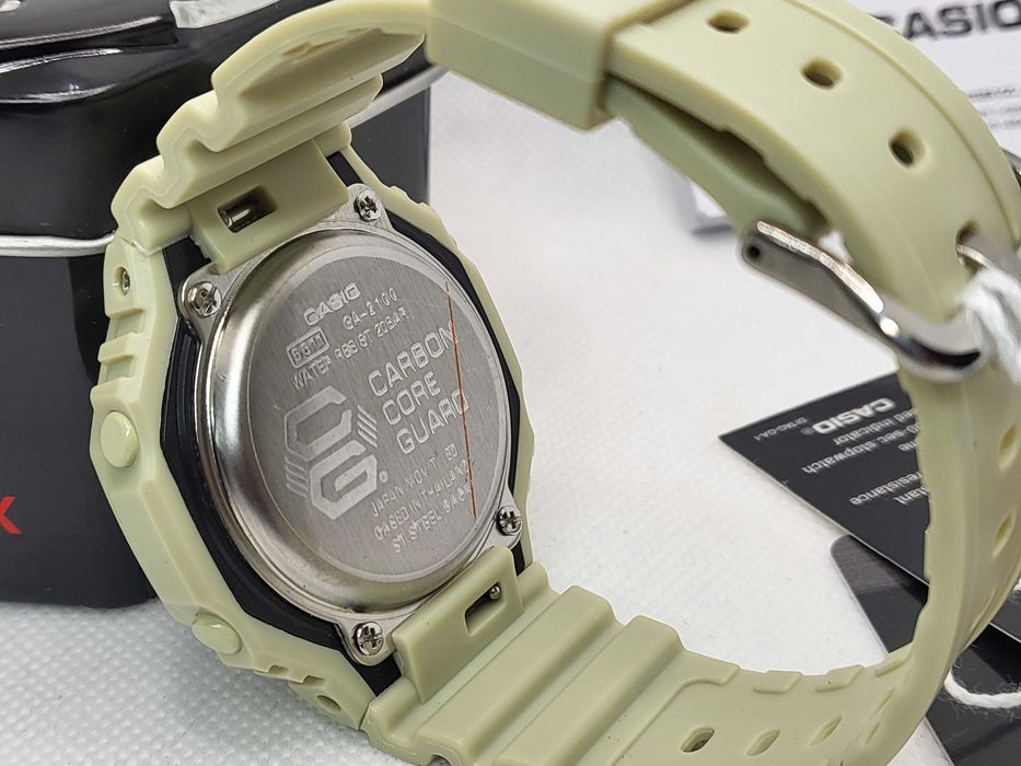 Ceas Sport Casio g shock gma-s2100ba-3aer Neon green, Nou,Garantie 2 ani