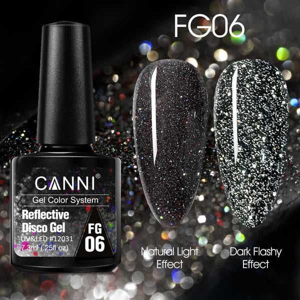 CANNI Reflective Disco Gel / диско гел лак