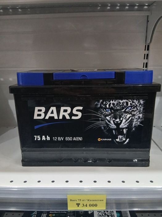 Аккумуляторы барс BARS с гарантией
