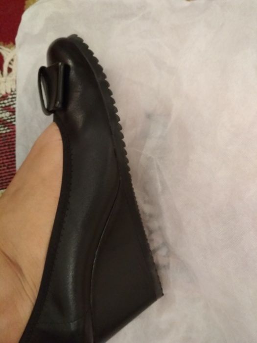 Кожаные мягкие туфли