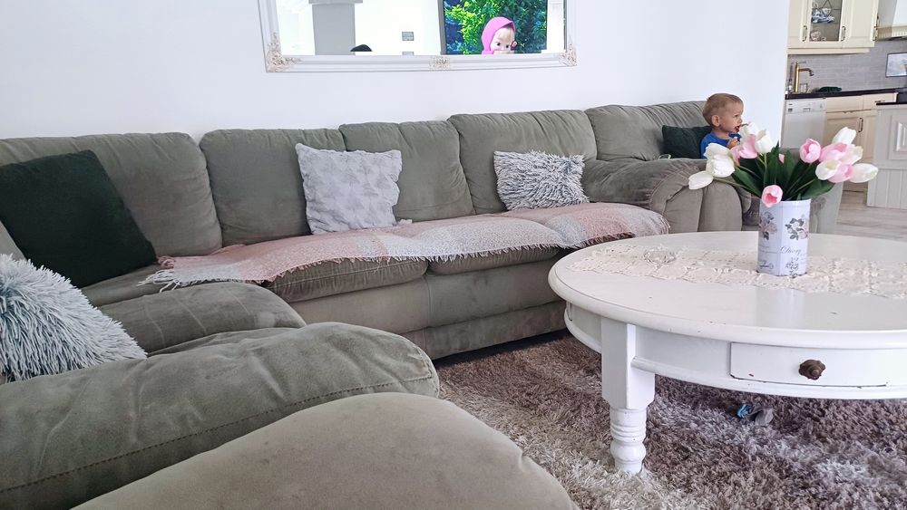 Super preț! Colțar living+fotoliu