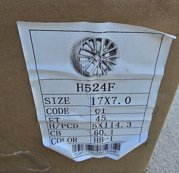 R 17 диски Тойота