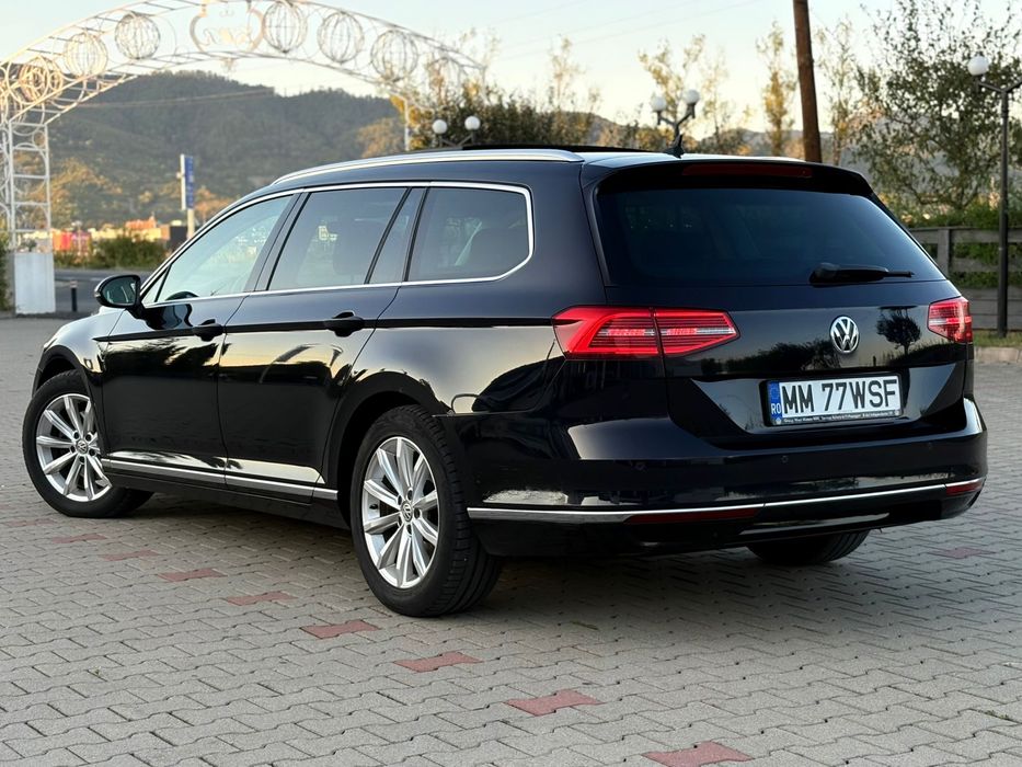 VW Passat B8 Highline 2015 / 2.0 TDI 150 CP / Automat DSG + Padele / Euro 6 Fără AD Blue / Foarte Multe Dotări / Mașină Personală