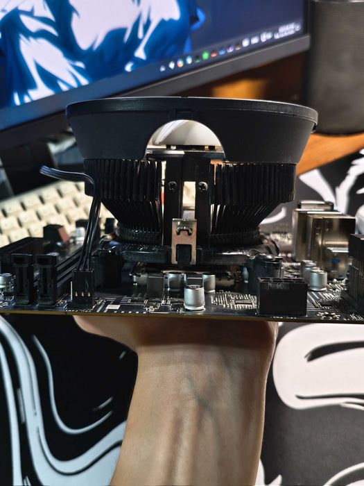 MSI H510M PRO-E + i3-10100 + Кулер