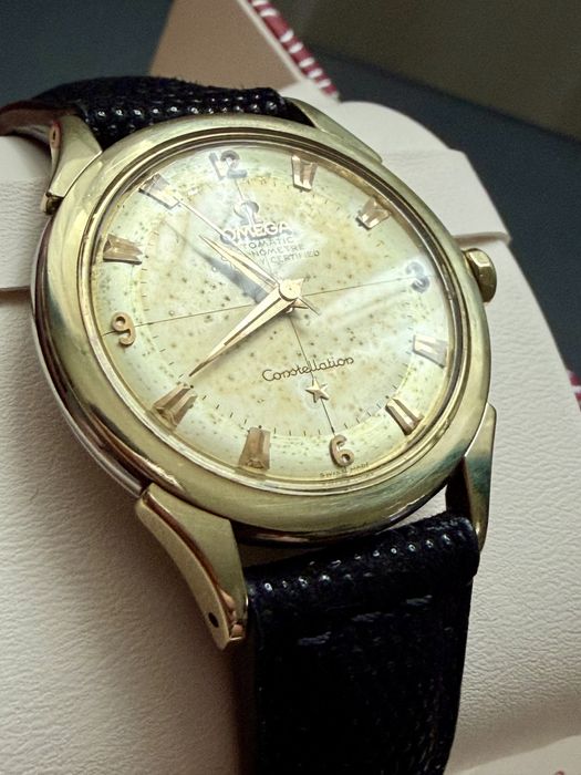 Ceas Omega Constellation.Dial Two-Tone.Crosshair.Bezel Aur18k