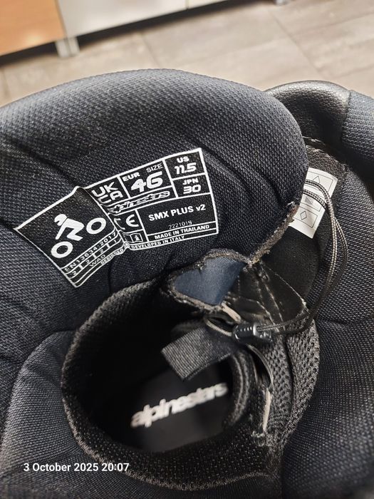 Alpinestars SMX Plus V2 . 44, 45,46  номер
