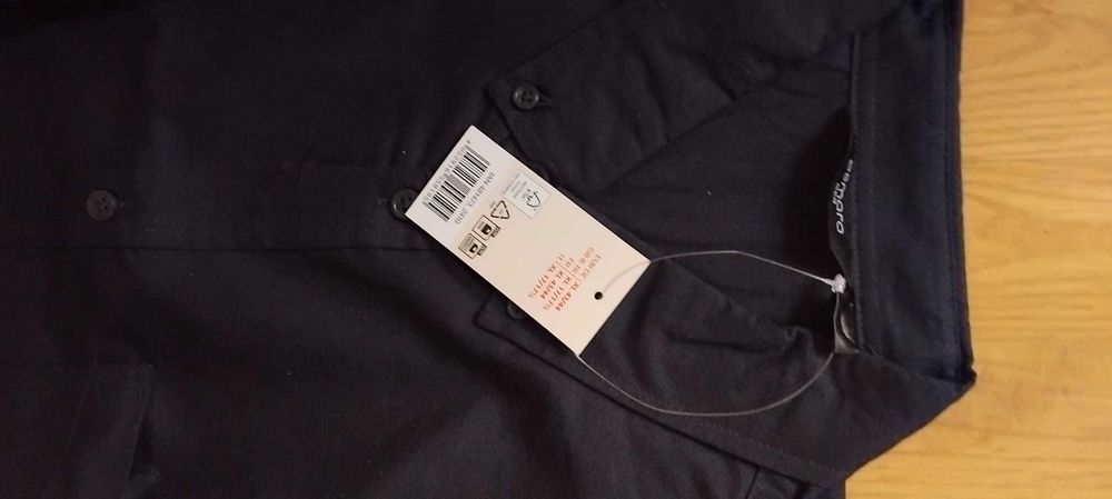 Cămașă bărbați XL/44,alba si bleumarin