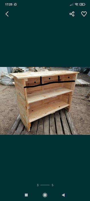 Щанд маса с клиентски плот