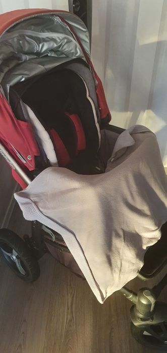 Количка 2в1 Husky Baby design зимно чувалче и ръкавица за дръжката