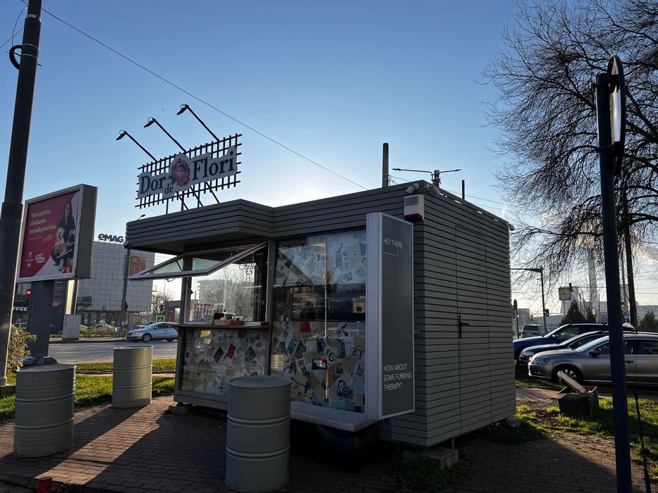 Tonetă de vânzare vis a vis de Iulius Mall