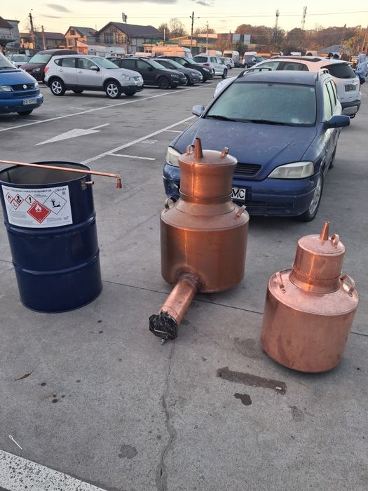 Cazane de făcut tuica din cupru avem in stoc in toata România