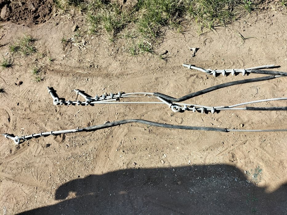 Трос с натижетелям