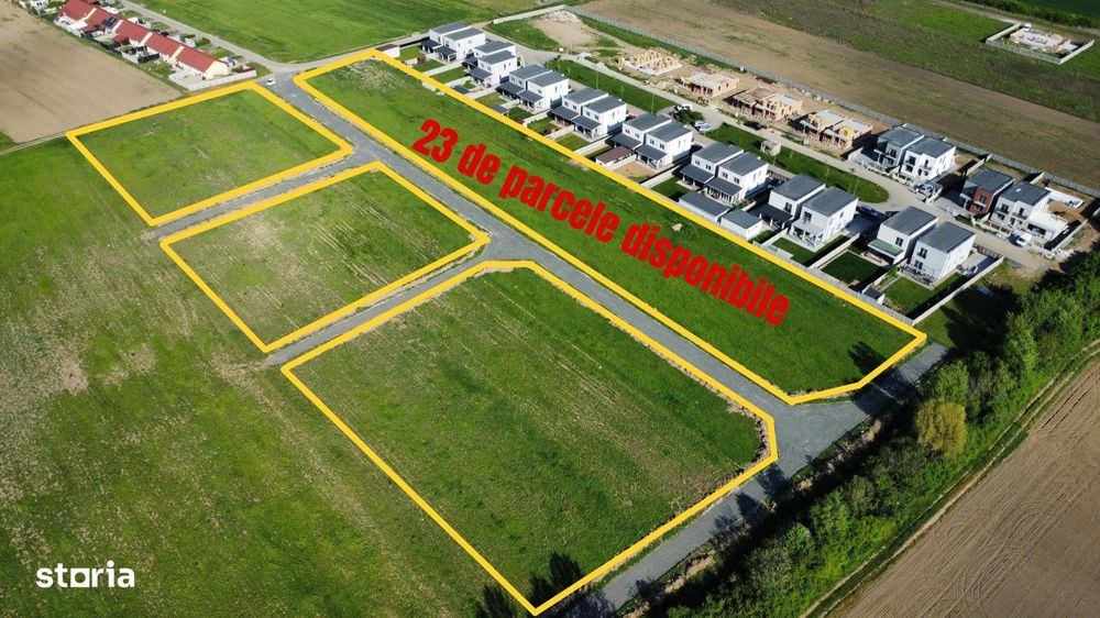 Parcele Teren - Duplex sau Casa Individuala - Bucovat - Comision 0%