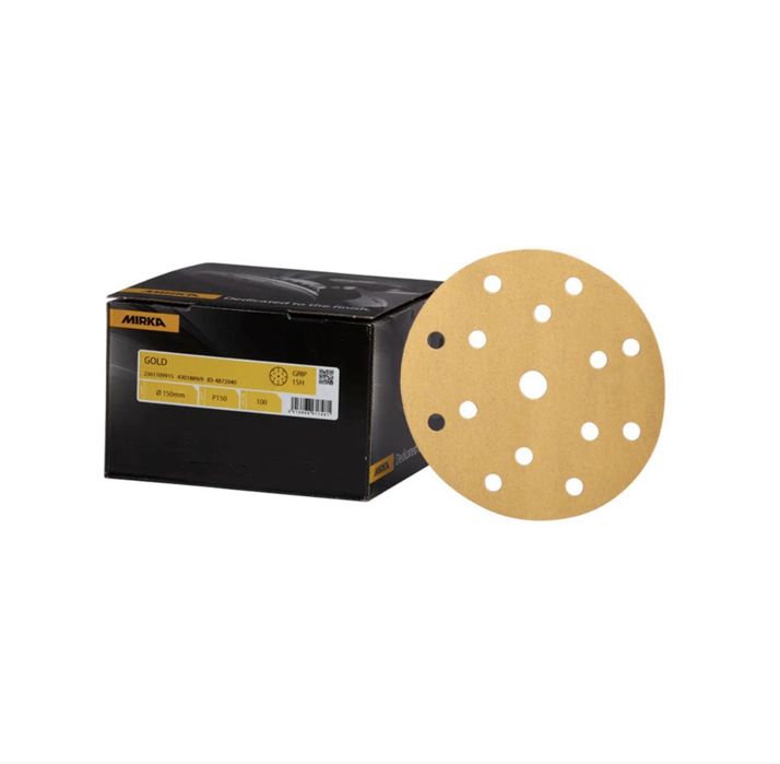 Авто шкурки Mirka Gold Galaxy 150мм професионални шкурки дискове P40 P80 P120 P320