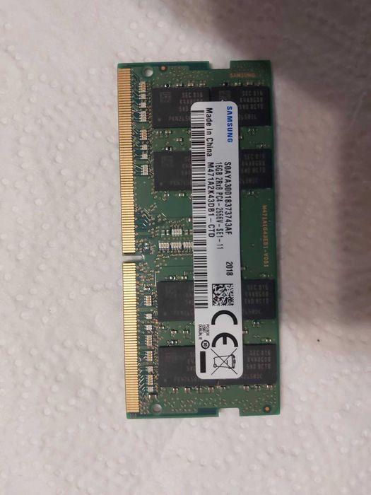 16GB DDR4 2666Mhz CL19 - Kinston (SO-DIMM, за лаптоп)