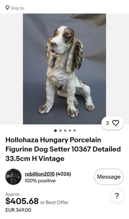 Statuetă Cocker Spaniol