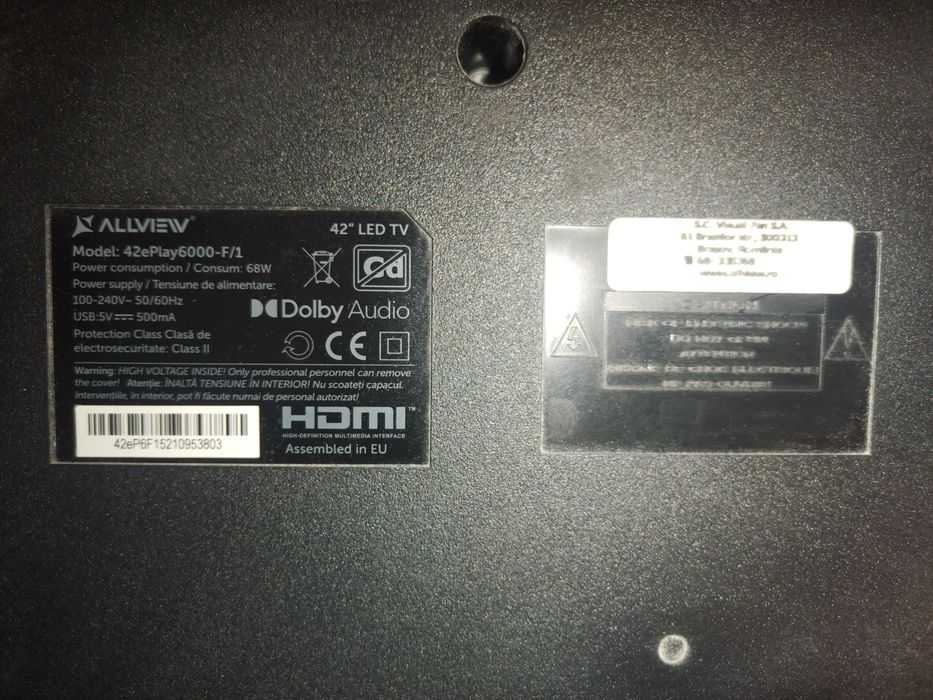 Televizor defect, ecran smart