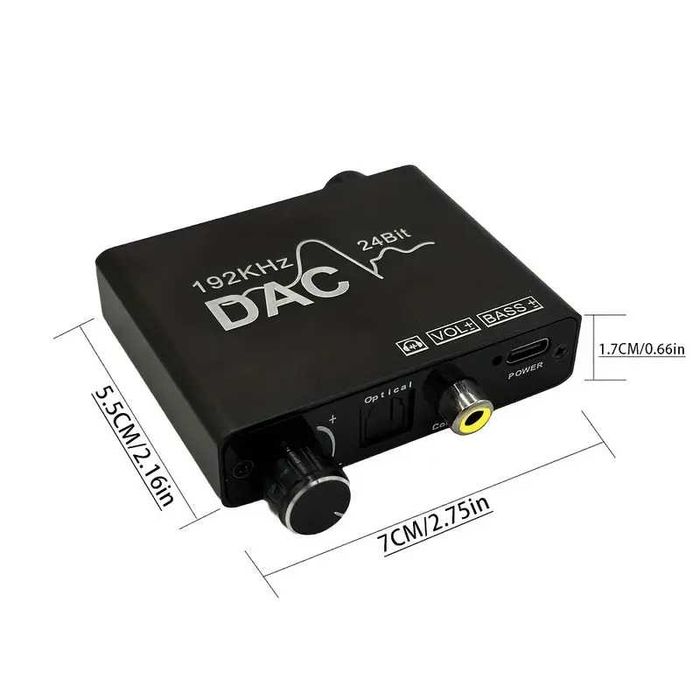 Hов DAC - 192k - преобразува цифровият сигнал в аналогов