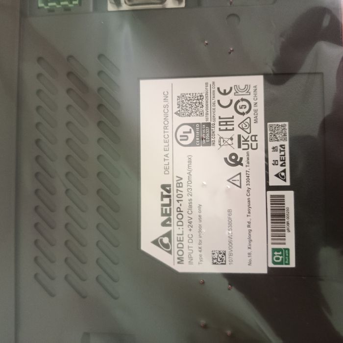 Delta HMI ekran DOP-107BV