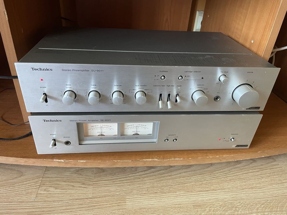 Technics amp + pre se-9021-su 9011