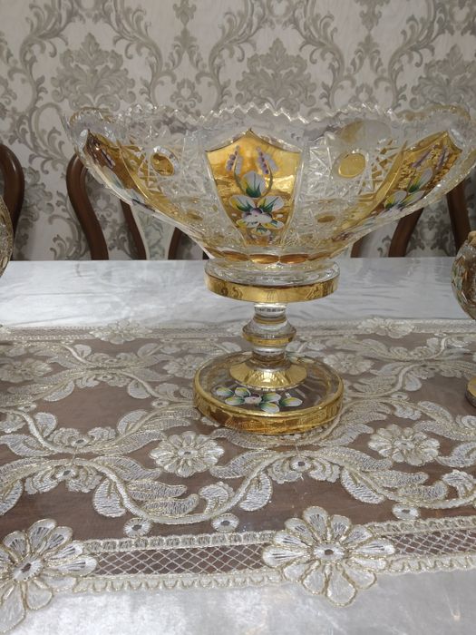 Ваза хрустальная Богема