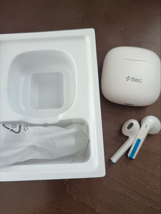 Bluetooth слушалки ttec Mode, TWS бели