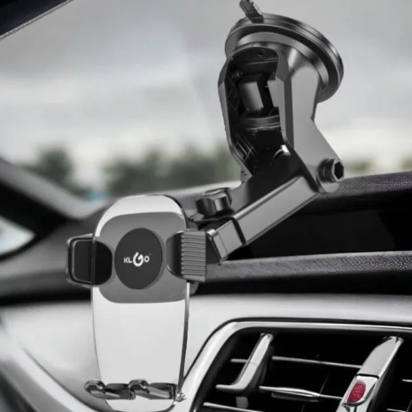 Suport Auto Premium KLGO Z10 - Ventuză Bord/Parbriz - Brat Extensibil