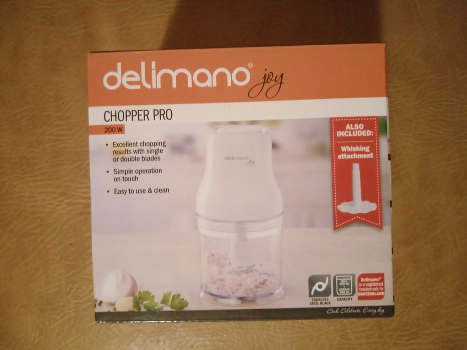 Tocator electric Delimano Joy Chopper Pro, nou, nefolosit, in cutie