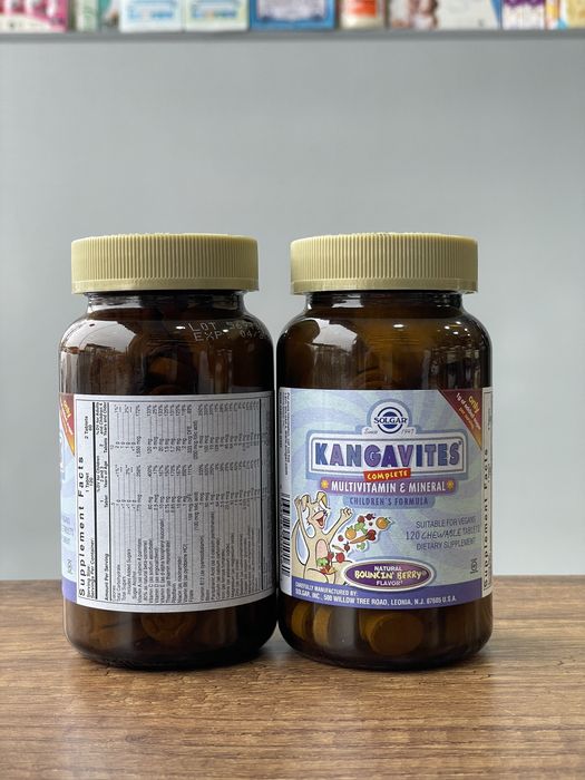 Kangavites Multivitamin mineral 120 chewables Solgar