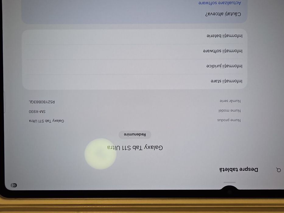 Samsung Galaxy Tab S11 Ultra 512GB 12GB ram Grey open box garantie