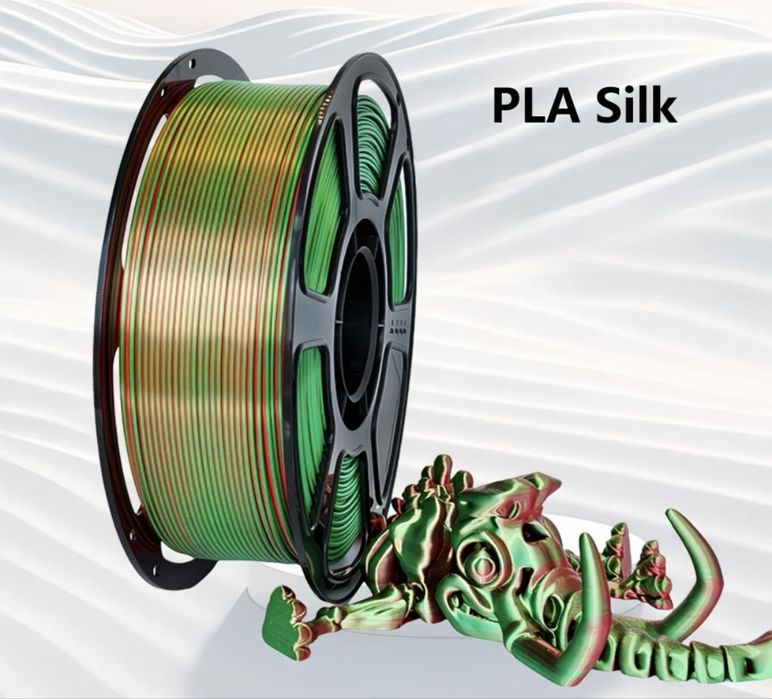PLA SILK филамент пластик для 3д принтера