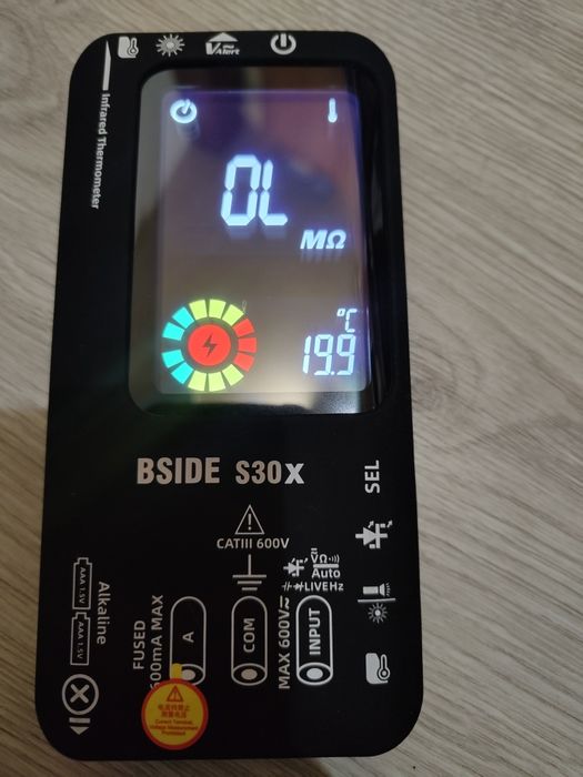 Multimetru BSIDE S30x aparat de măsură cu termometru infrarosu