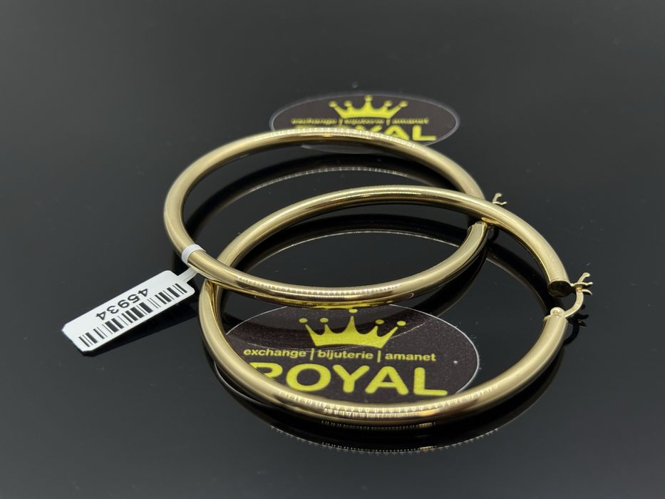 Bijuteria ROYAL : Cercei AUR 14K NOU / 10.33 GR