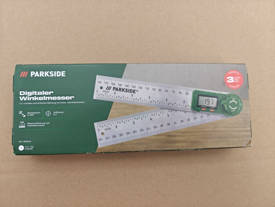 Raportor digital Parkside masurare unghi