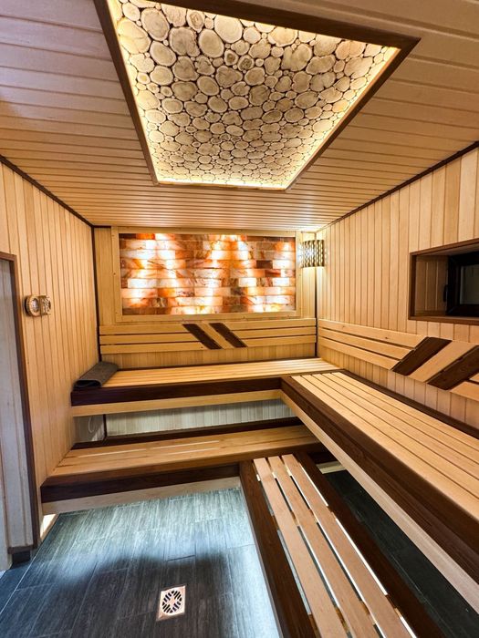 Баня с бассейном с хорошой парной