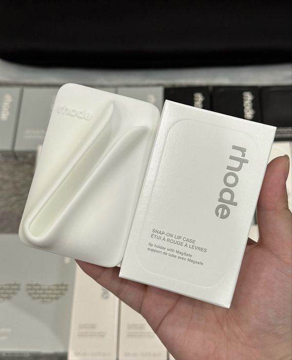 rhode snap-on MagSafe калъф + Lip Tint гланц по избор (нови, оригинал)