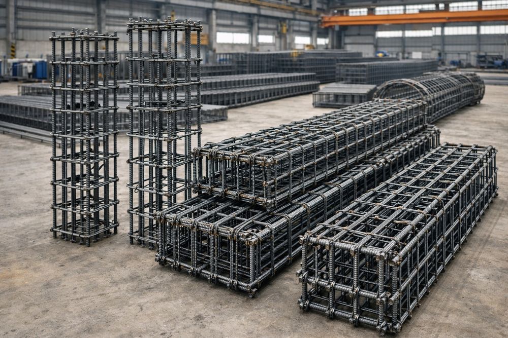 Otel beton fasonat, armaturi legate, carcase sudate