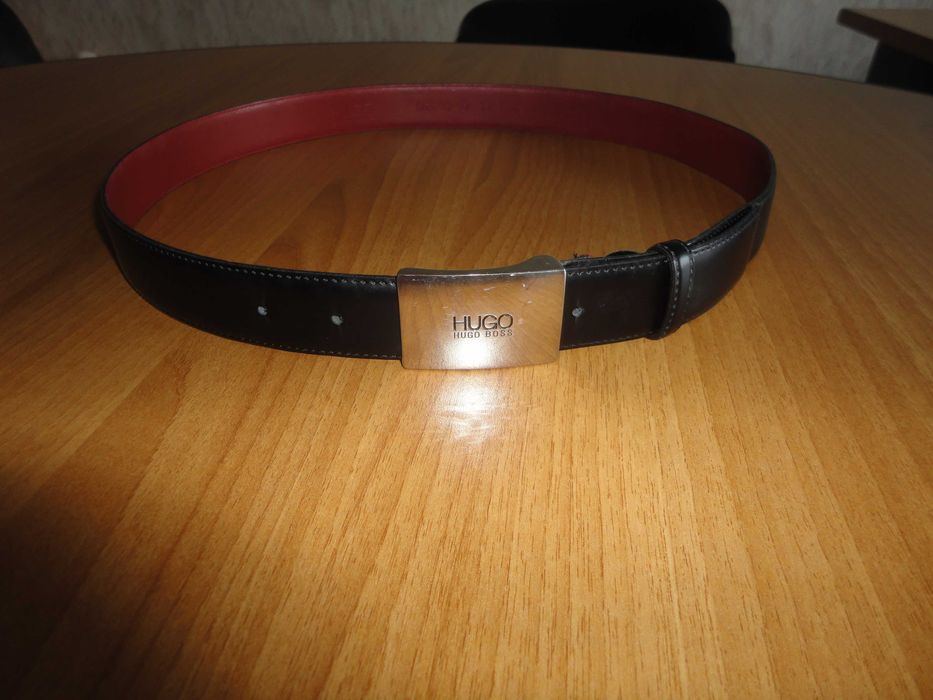 Hugo Boss/естествена кожа/мъжки колан