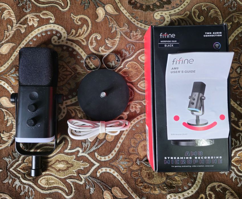 Микрофон Fifine AM8 черный