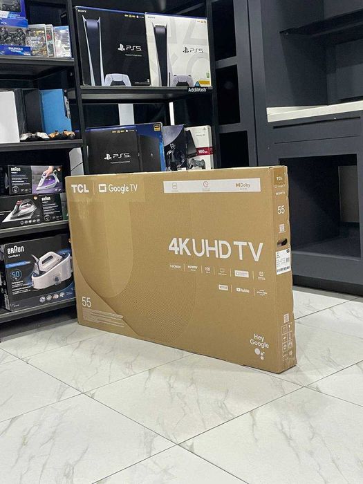 Телевизор TCL 55  4K UHD Google TV доставка бесплатный СКИДКА!!!