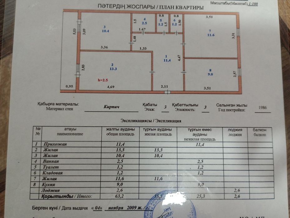 Продажа 3х комнатной квартиры (Ульянова 1)