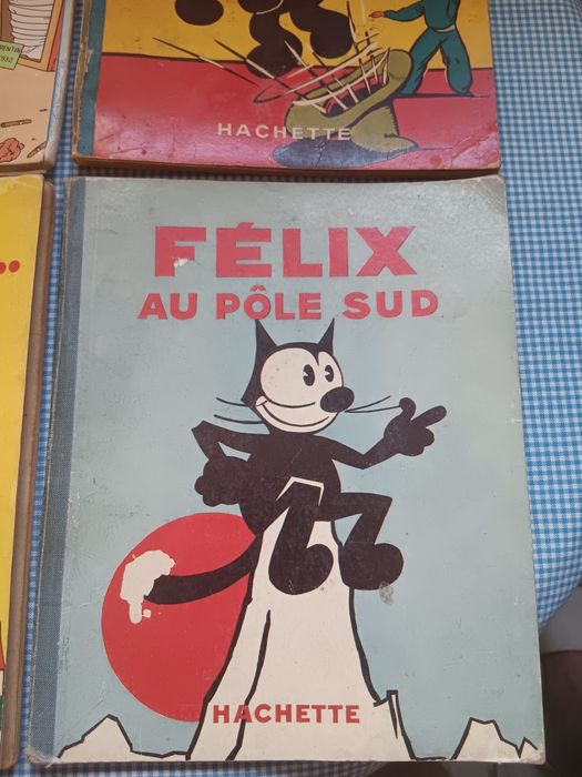 Lot vechi benzi desene animate Felix si Tintin, in  Franceza, anii 30