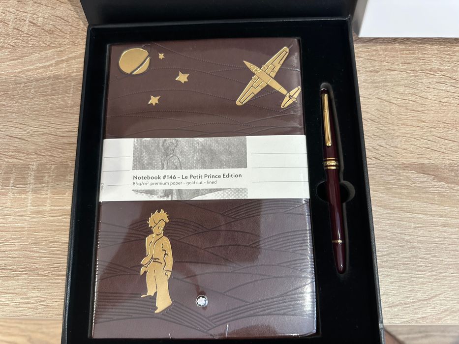 set montblanc agenta si stilou