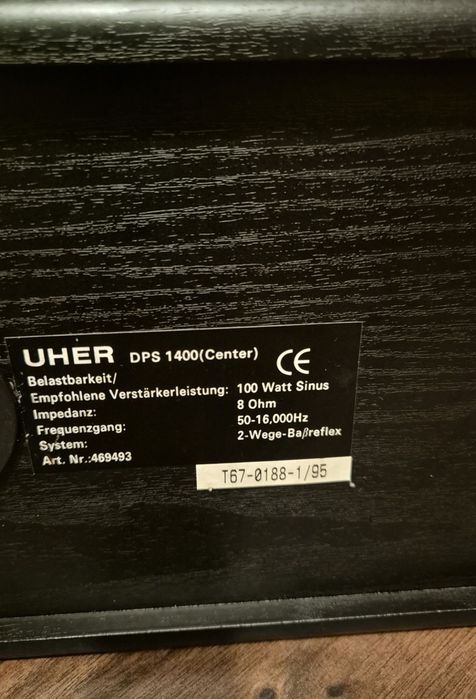 Boxe raft UHER sateliti 50W + centru 100W DPS 1400- 8 ohmi