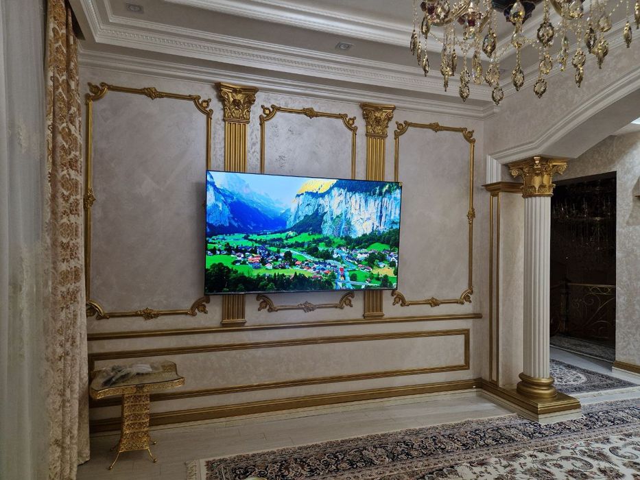 Телевизор Tizen™ Smart TV Samsung 75 QLED AirSlim Миллиард оттенков цв