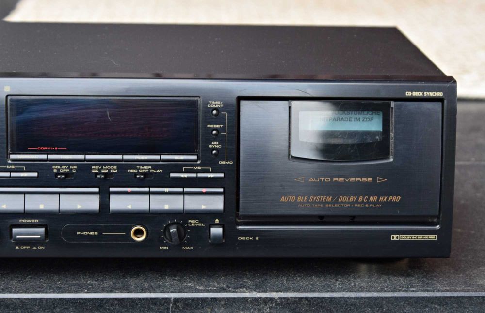 Deck dublu Pioneer CT-W 620 R, casetofon