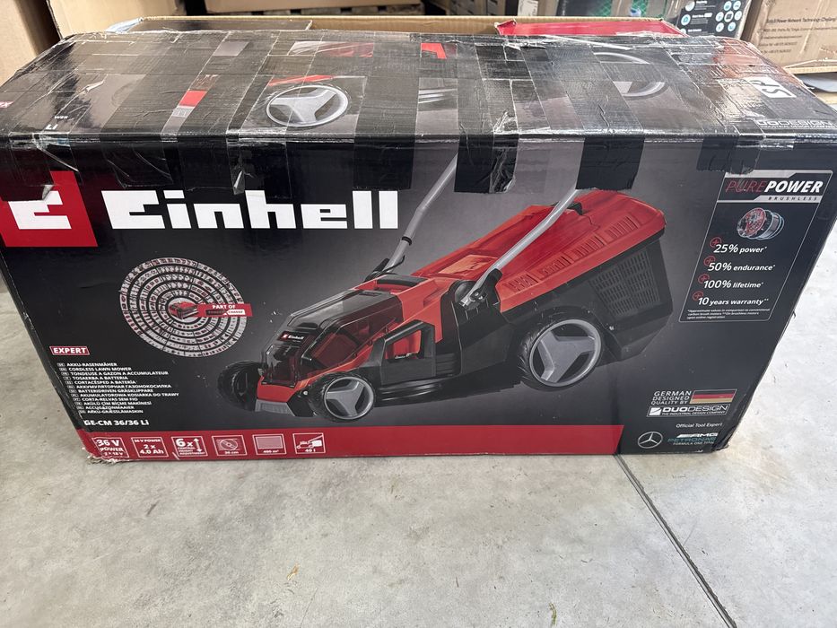 Masina de tuns iarba Einhell GE CM 36/36 Li stricata